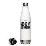 B&W MOGULista™ "God Is My Algorithm" Stainless Steel Water Bottle