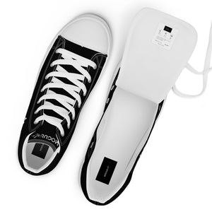 MOGULista™ B&W Kicks — Women’s High Top Canvas Shoes