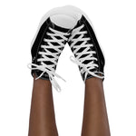 MOGULista™ B&W Kicks — Women’s High Top Canvas Shoes