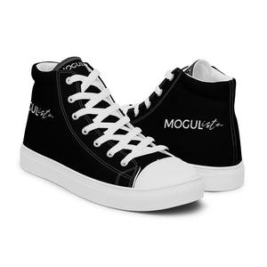 MOGULista™ B&W Kicks — Women’s High Top Canvas Shoes