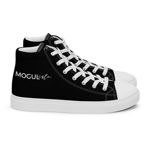 MOGULista™ B&W Kicks — Women’s High Top Canvas Shoes